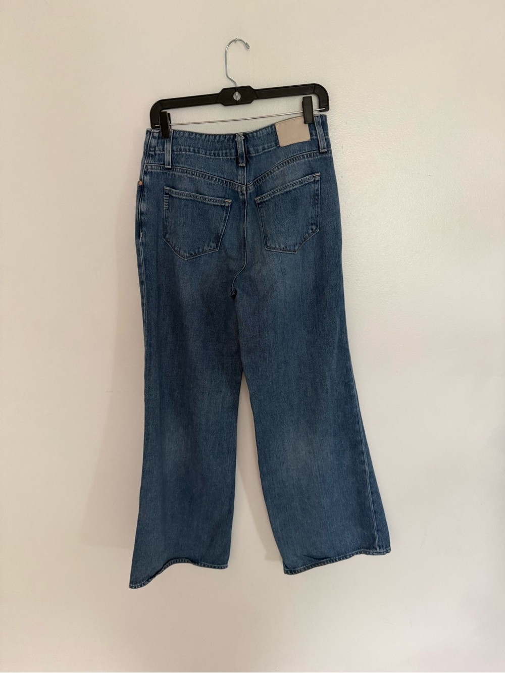 Paige Jeans Zoey Waist Tie Wide-Leg 31” in Jazz Club - Picture 11 of 14